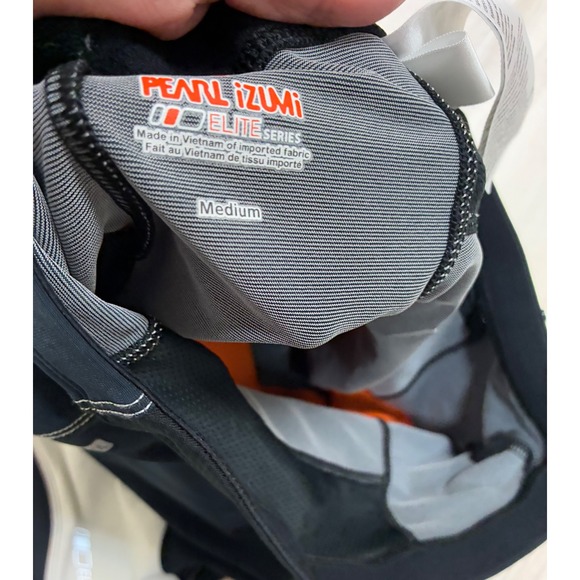 Pearl Izumi Mens ELITE SERIES Cycling Shorts Black Gray Padded Bike Shorts - Picture 6 of 6